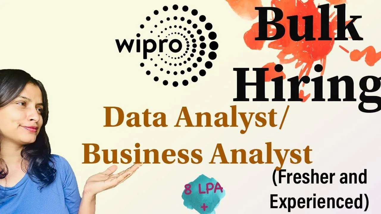 Wipro Is Seeking Data Analysts And Business Analysts For Bulk Hiring ...